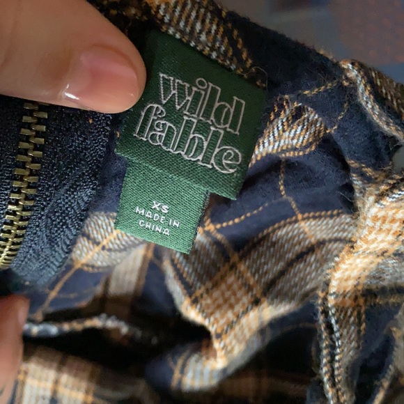 Plaid Wild Fable Minidress. Size Extra Small. - Picture 3 of 3